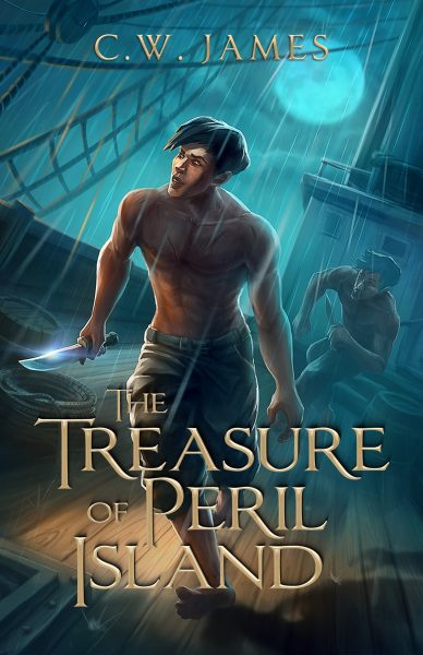 Featured Book:  The Treasure of Peril Island by C.W. James